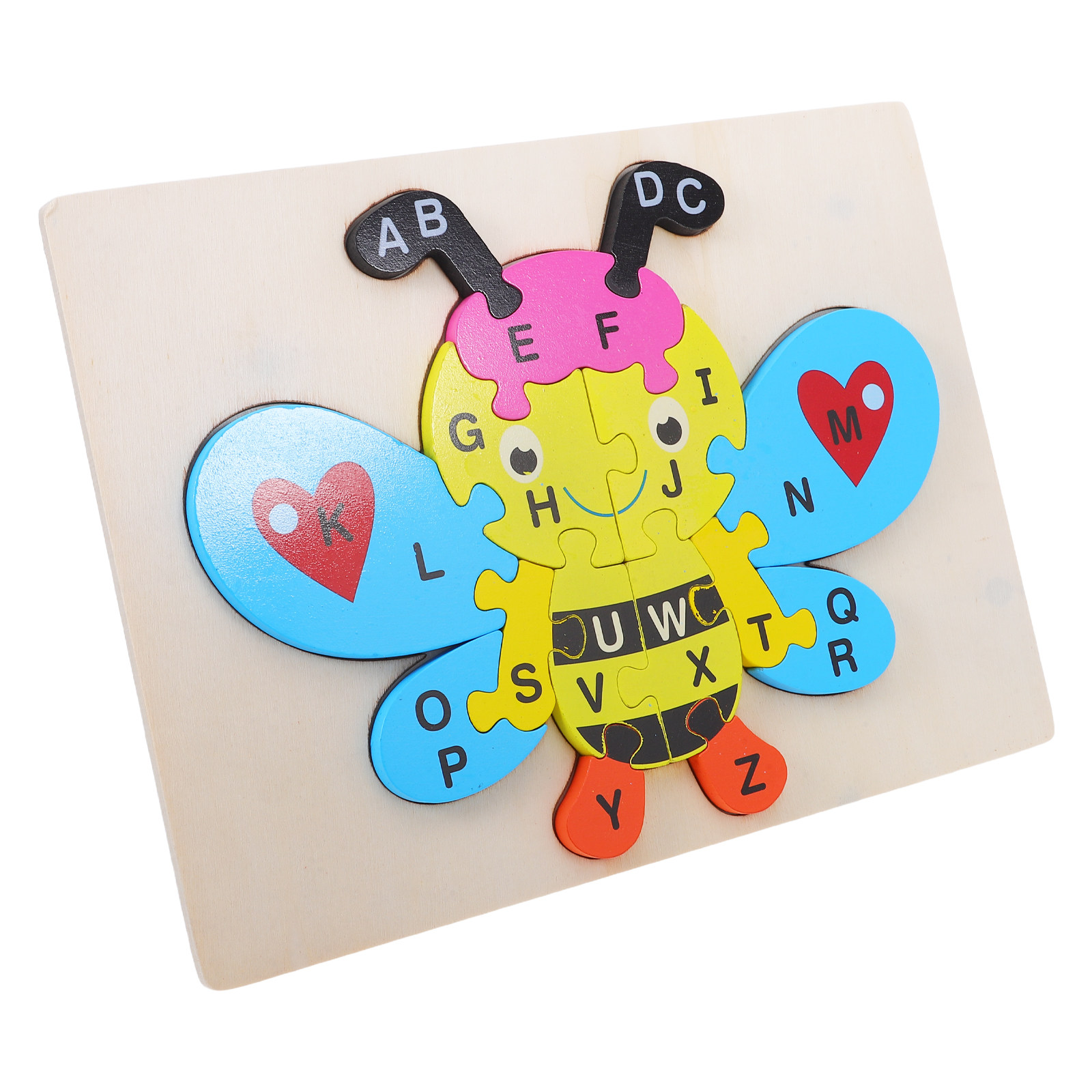 ชุดจิ๊กซอว์ไม้รูปผึ้ง ตัวอักษร - Abc Kids Early Education บทวิจารณ์และราคา