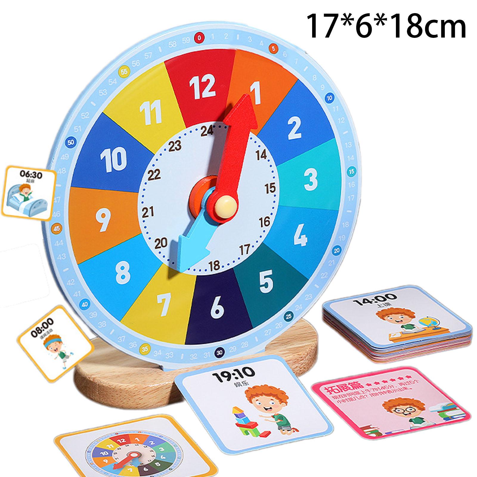 นาฬิกาไม้เพื่อการศึกษา ของเล่น - Kids Education Number บทวิจารณ์และราคา