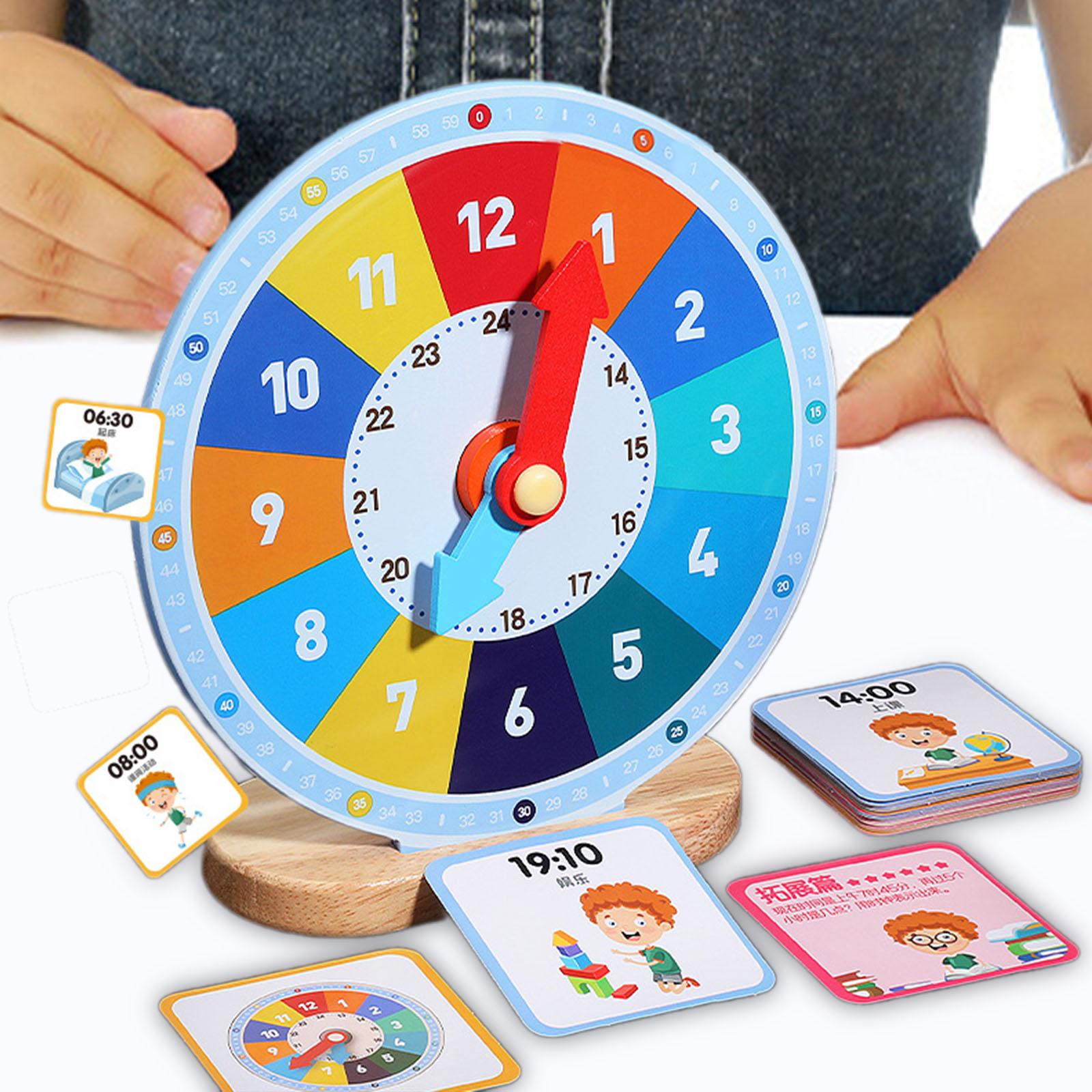 นาฬิกาไม้เพื่อการศึกษา ของเล่น - Kids Education Number บทวิจารณ์และราคา
