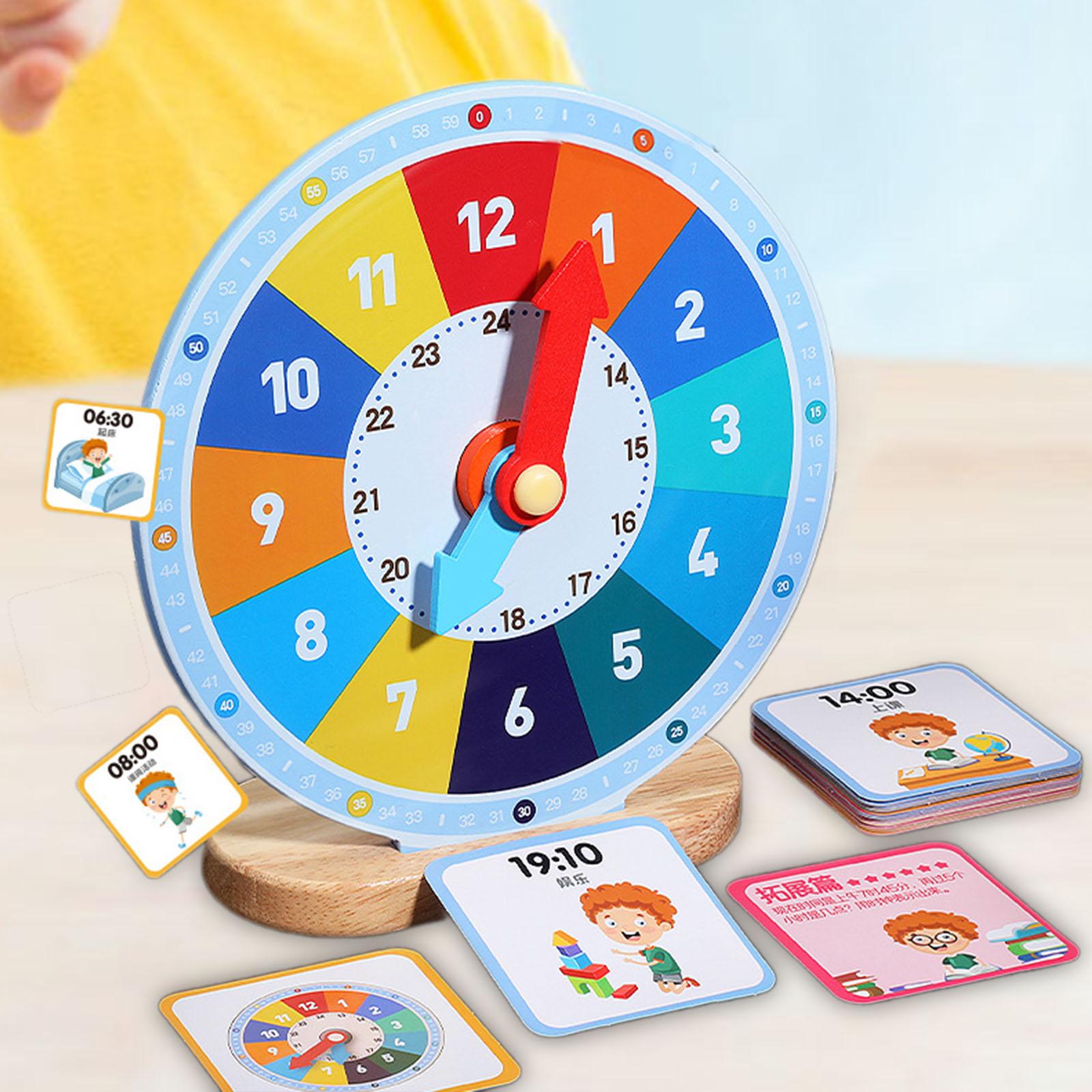 นาฬิกาไม้เพื่อการศึกษา ของเล่น - Kids Education Number บทวิจารณ์และราคา