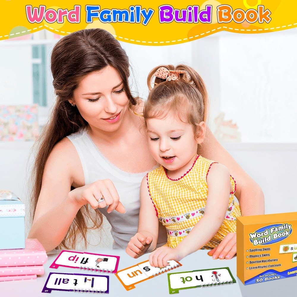 บัตรคำศัพท์โฟนิกส์ 30 แผ่น หนั - Kids Education Rhymes บทวิจารณ์และราคา